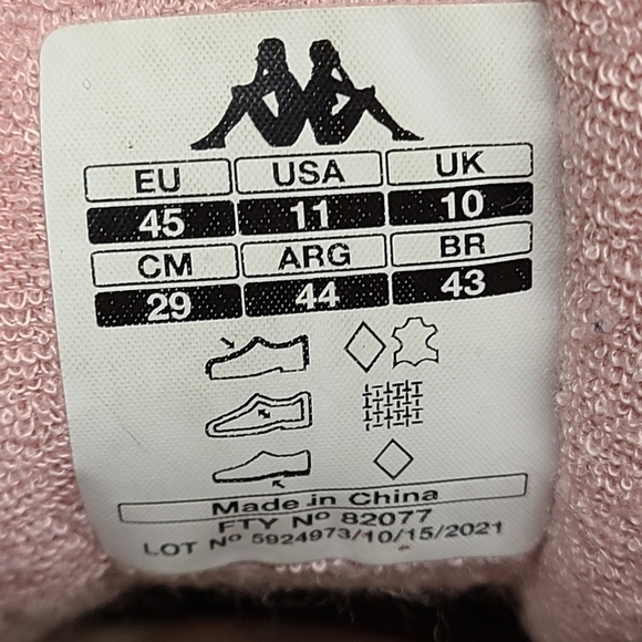 Kappa 222 Banda Barnel leather sneakers size 11 - Picture 8 of 9